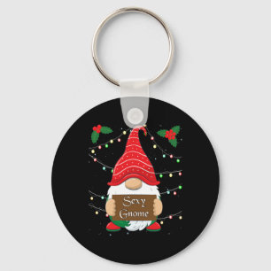 Y Gnome Matching Family Christmas Pyjamas X-mas Ho Keychain