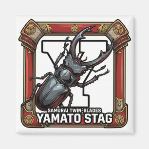 Y is for Yamato Stag Beetle – GTA Style ABC Learni Magnet
