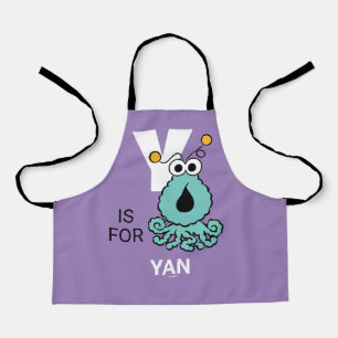 Y is for Yip-Yips   Add Your Name Apron
