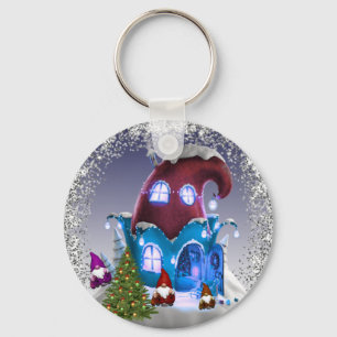 y las celebraciones de navidad keychain