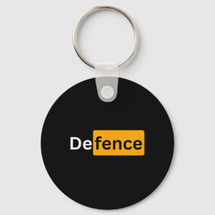 Y Soccer Footbyll Gifts - Defence Keychain