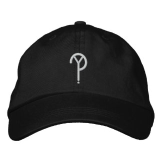 Y?- Symbol Hat- Black (Colours Are Changeable) Embroidered Hat