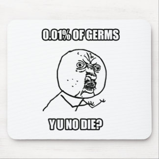 Y U NO Guy Meme Mouse Pad