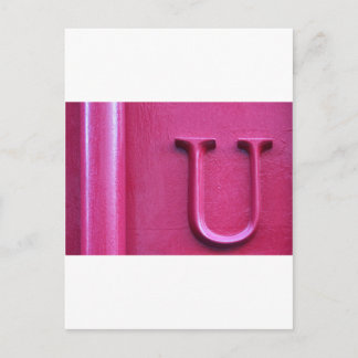 Y U... POSTCARD