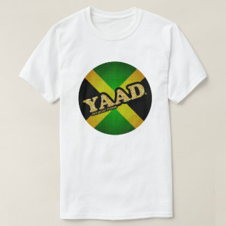 Yaad Jamaican Flag Round-Patterned T-Shirt