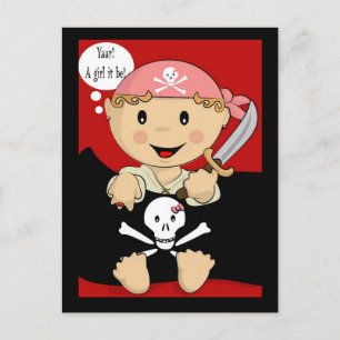 Yaarr ! Une Fille, c'EST ÇA ! Carte postale