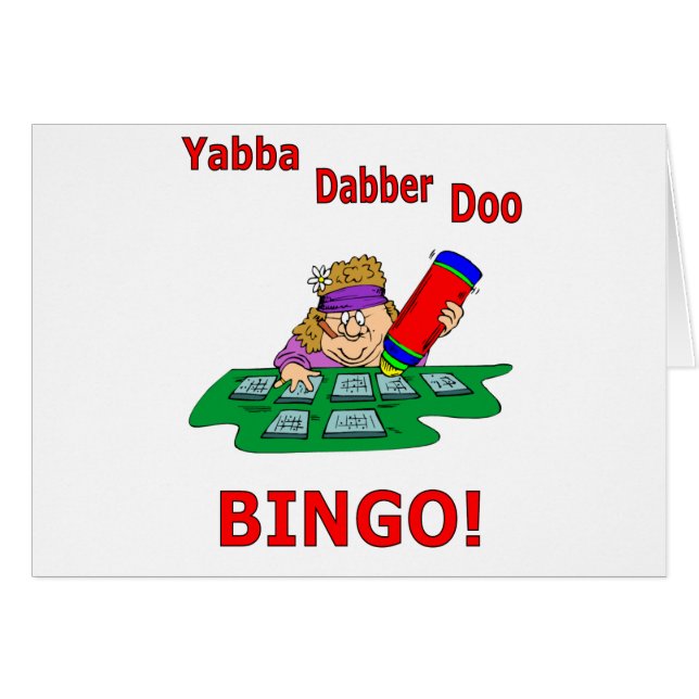 Yabba Dabber Doo - BINGO (Front Horizontal)