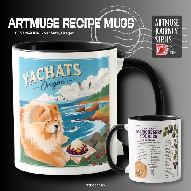 YACHATS • Oregon   Art Muse  • Chow Mug (Creator Uploaded)