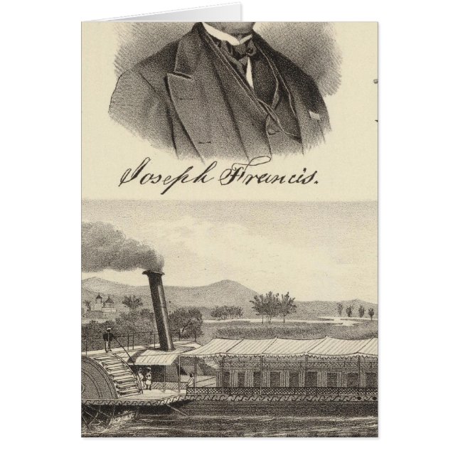 yacht à vapeur en fer ondulé (Devant)