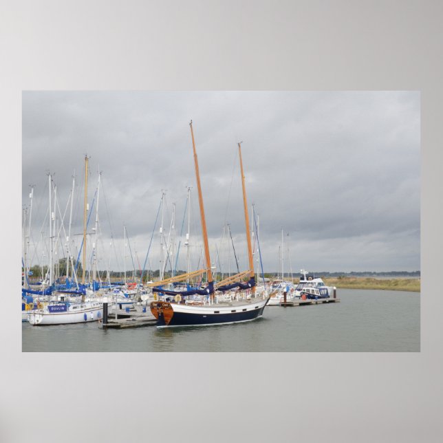 Yacht Barn Owl Poster (Front)