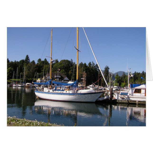 Yacht blanc (Devant horizontal)