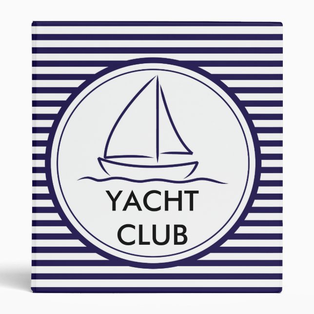 Yacht Club Binder (Front)