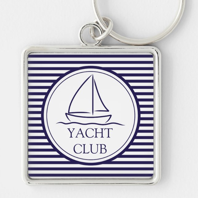 Yacht Club Keychain (Front)