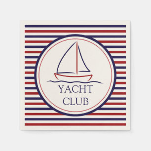 Yacht Club Napkin