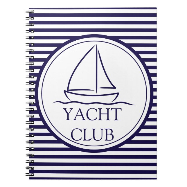 Yacht Club Notebook (Front)