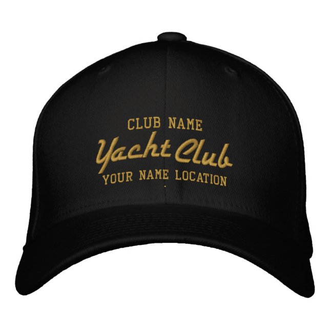 Yacht Club Personalizable Cap (Front)