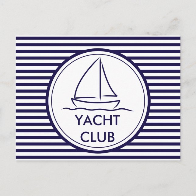 Yacht Club Postcard (Front)