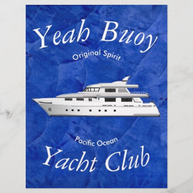 Yacht Club Yeah Buoy (Front)