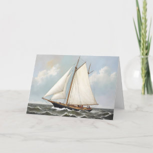 Yacht Father's Day Holiday Card