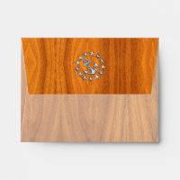 Yacht Flag Sign on Nautical Teak Wood Print