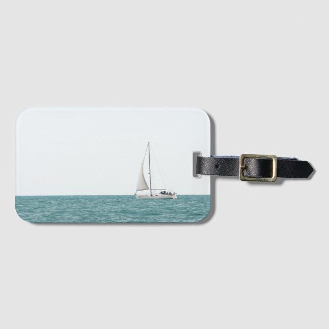 Yacht Luggage Tag (Front Horizontal)