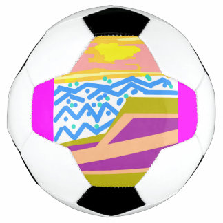 Yacht on Pink  Soccer Ball