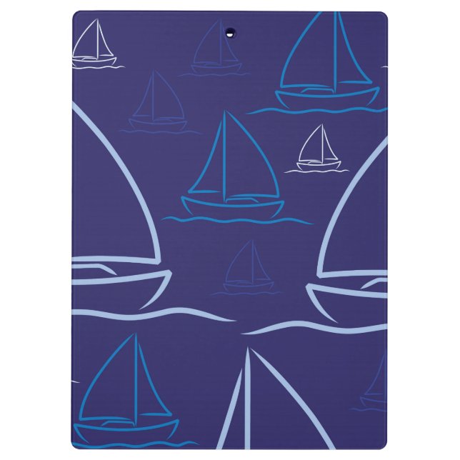 Yacht pattern clipboard (Back)