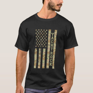 Yacht Rock Music Genre Smooth Music Desert Camo Di T-Shirt
