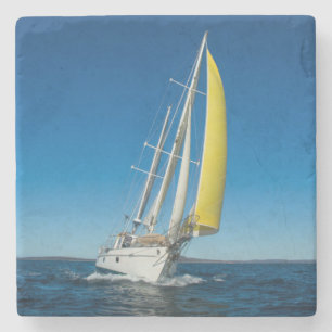 Yacht Sailing   South Australia Stone Coaster