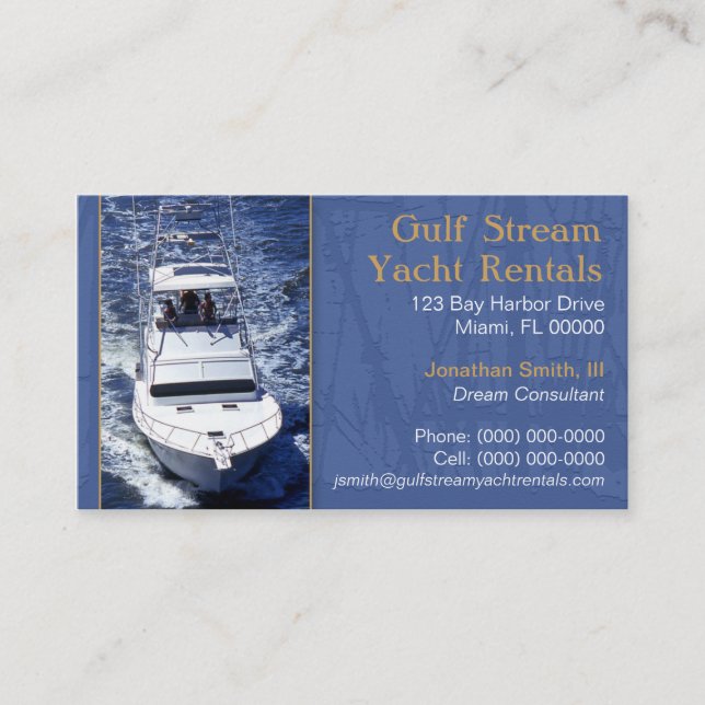 Yachting Business Card (Front)