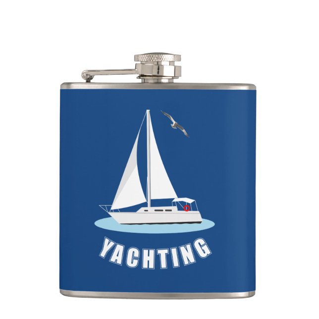 Yachting Hip Flask (Front)