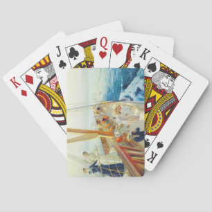 Yachting in the Mediterranean (by J.L. Stewart) Playing Cards
