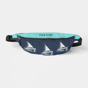 Yachting theme fanny pack