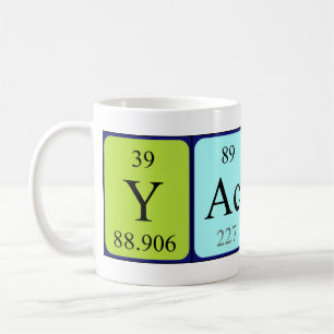 Yacine periodic table name mug