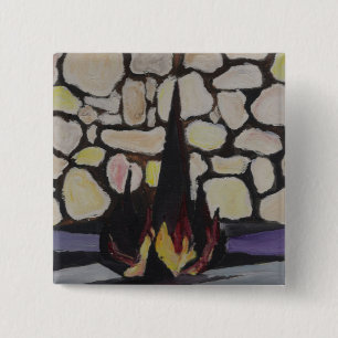 Yad Vashem 2 Inch Square Button