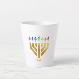 Yada Yahowah Menorah Latte Cup