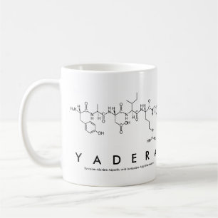 Yadira peptide name mug