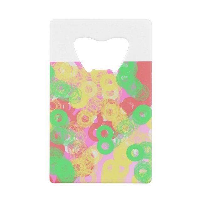 yaei candy design so fantastic credit card bottle opener (Front)