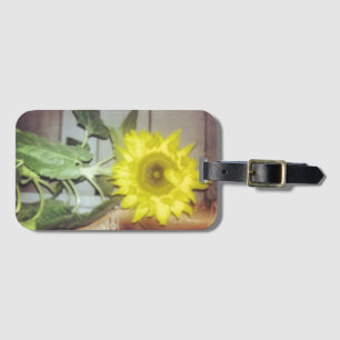 yaei sunflower  luggage tag