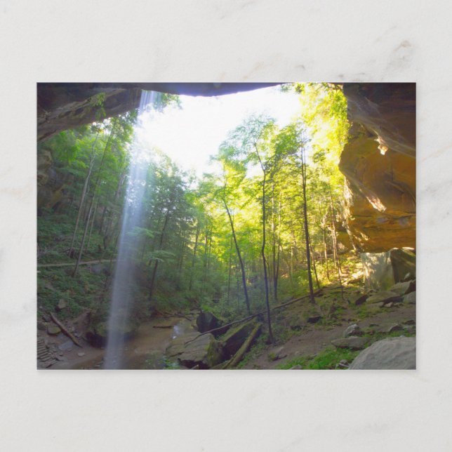 Yahoo Falls, Kentucky Postcard (Front)