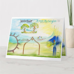 Yahrtzeit: Mapping the Journey:Mourner & Soul Card
