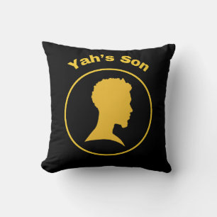 Yah's Son Graphic Design Throw Pillow