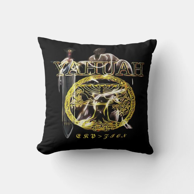 Yahuah-Name Above All Names 03 Royal Throw Pillow (Front)