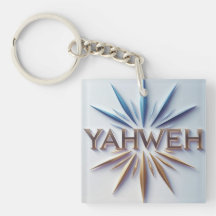 Yahweh & Dove Acrylic Keychain –Ai design 