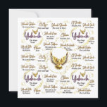Yahweh Greeting Card<br><div class="desc">Greeting Card for that special person you wish to invite to your special religious celeration.</div>