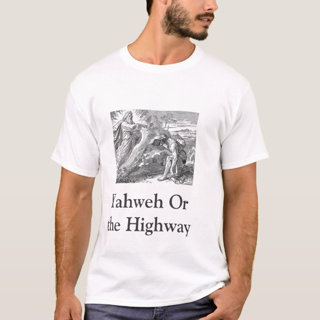 Yahweh ou le T-shirt de route (Devant)