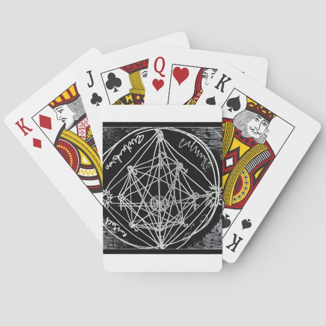 yaie alchemical transmutation art playing cards (Back)