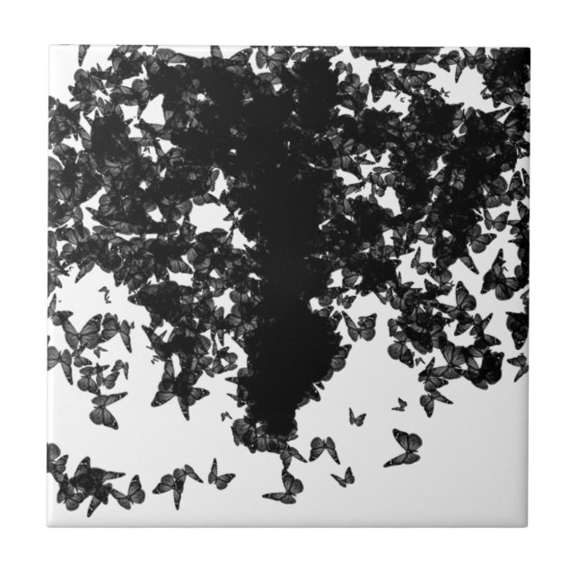 yaie black swallowtail butterfly tile (Front)