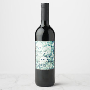 yaie imaginative thinker wine label