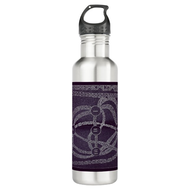 yaie Nine moon curses in the dark world 710 Ml Water Bottle (Front)